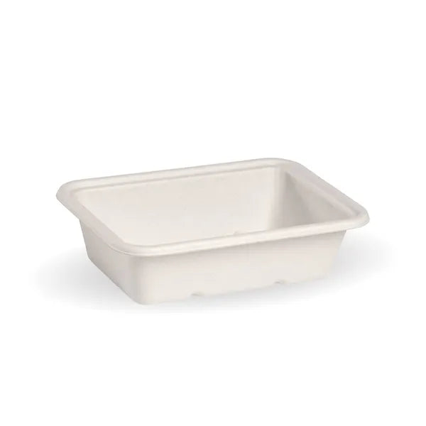 Container BIOCANE OBLONG White Takeaway 600ml x 125