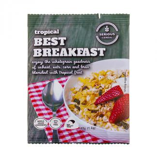 Cereal TROPICAL BEST BREAKFAST 40g x 48 HPCBB