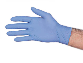Gloves Hytec NITRILE BLUE Small P/F 10pkt/ctn