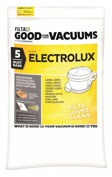 Vac Bags for ELECTROLUX C009 x 5