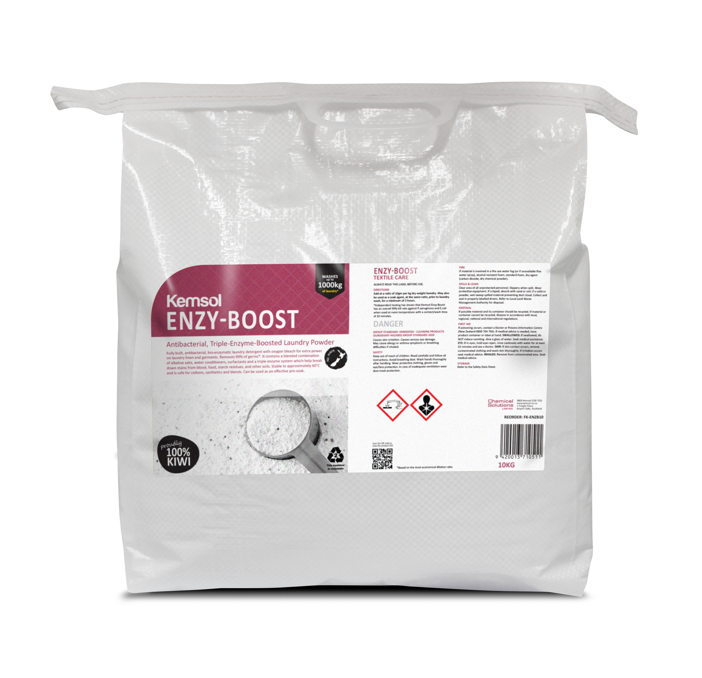 Enzy-Boost Antibacterial Laundry Powder 10KG