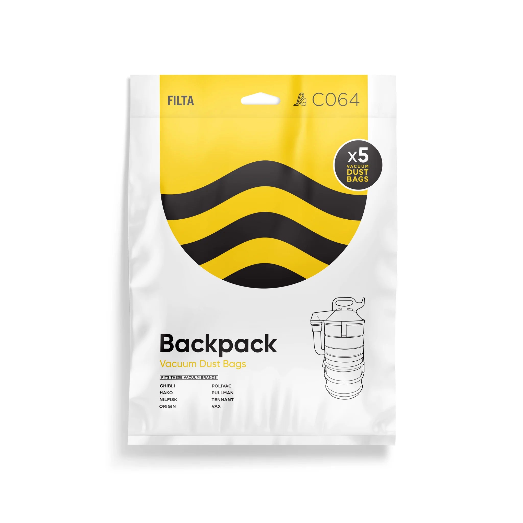 Vac Bag BACKPACK C064 18008 x 5