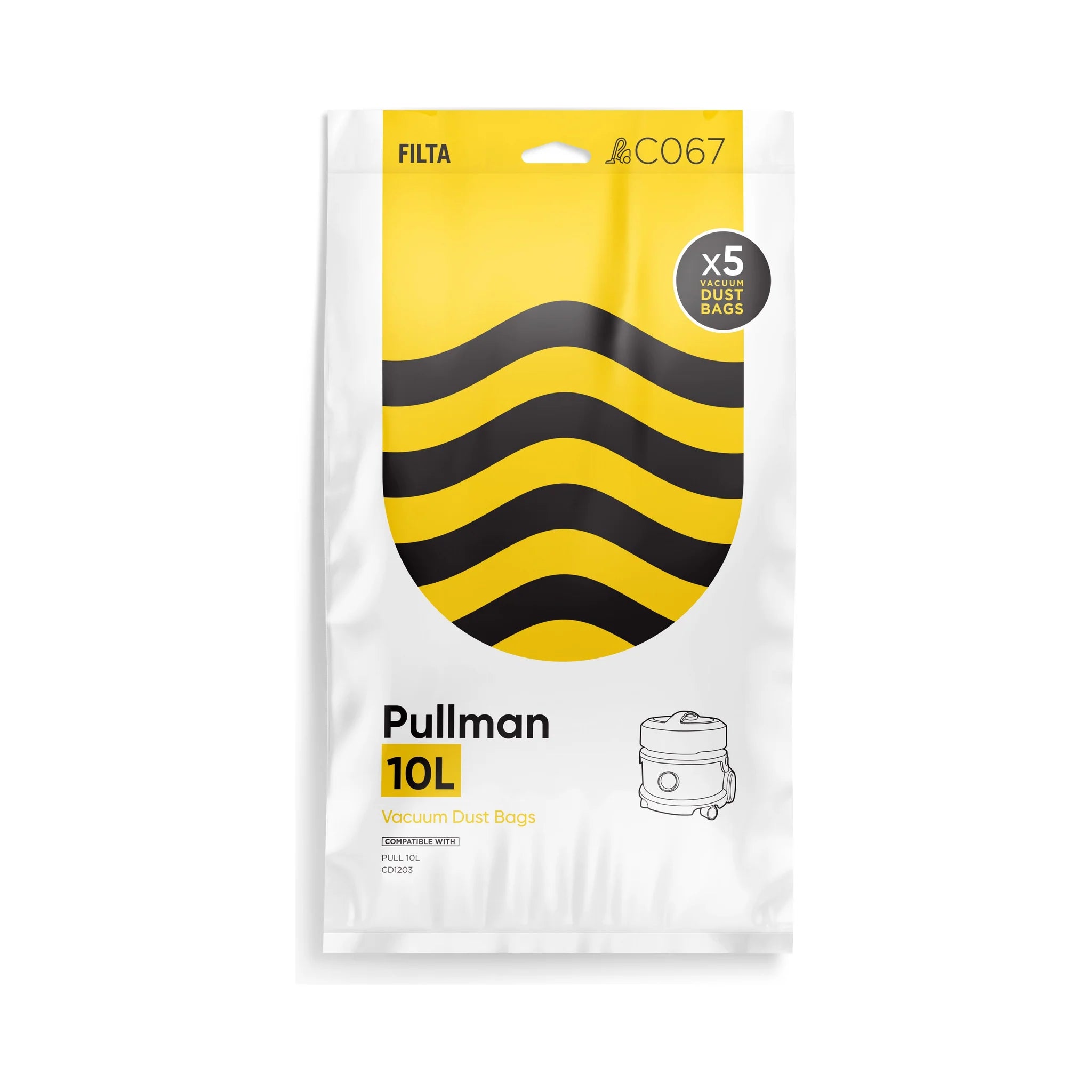 Vac Bags for PULLMAN 10L Dry Commercial C067