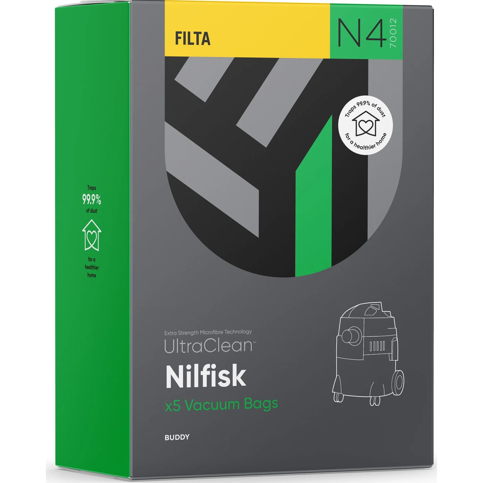 Vac Bags for Nilfisk 70012 x 5