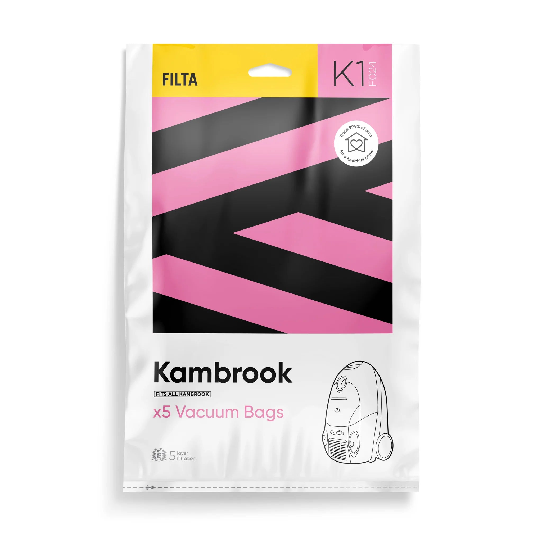 Vac Bags for KAMBROOK JAGUAR F024 60069 x 5