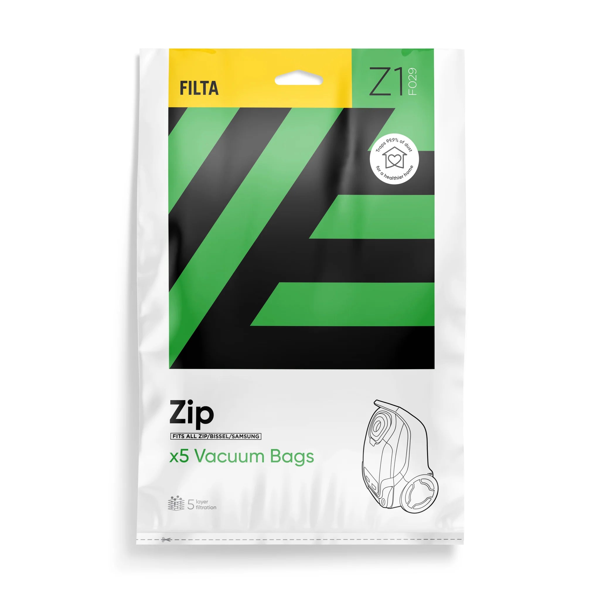 Vac Bags for ZIP F029 x 5