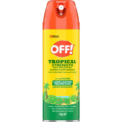 OFF Tropical Aerosol Insect Spray 150ml