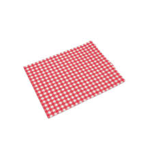 Red GINGHAM Checkered Greaseproof Sheets 400x330 x 1000