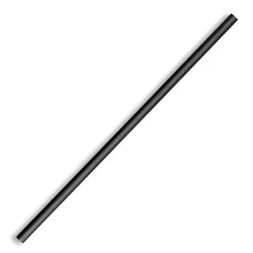 Straws - Paper 6x197 BLACK x 250 x 10
