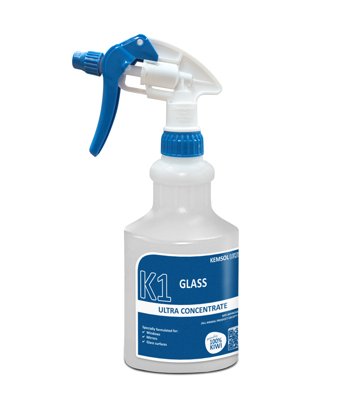 KEMSOL Ultra Conc. K1 Glass Cleaner APPLICATOR BOTTLE