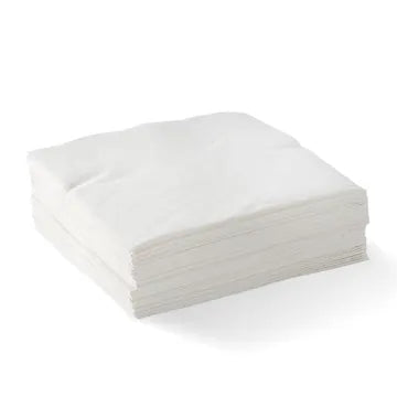 Serv. DINNER Bio White 2ply 4fold x 1000 L-DNCE1/4-W
