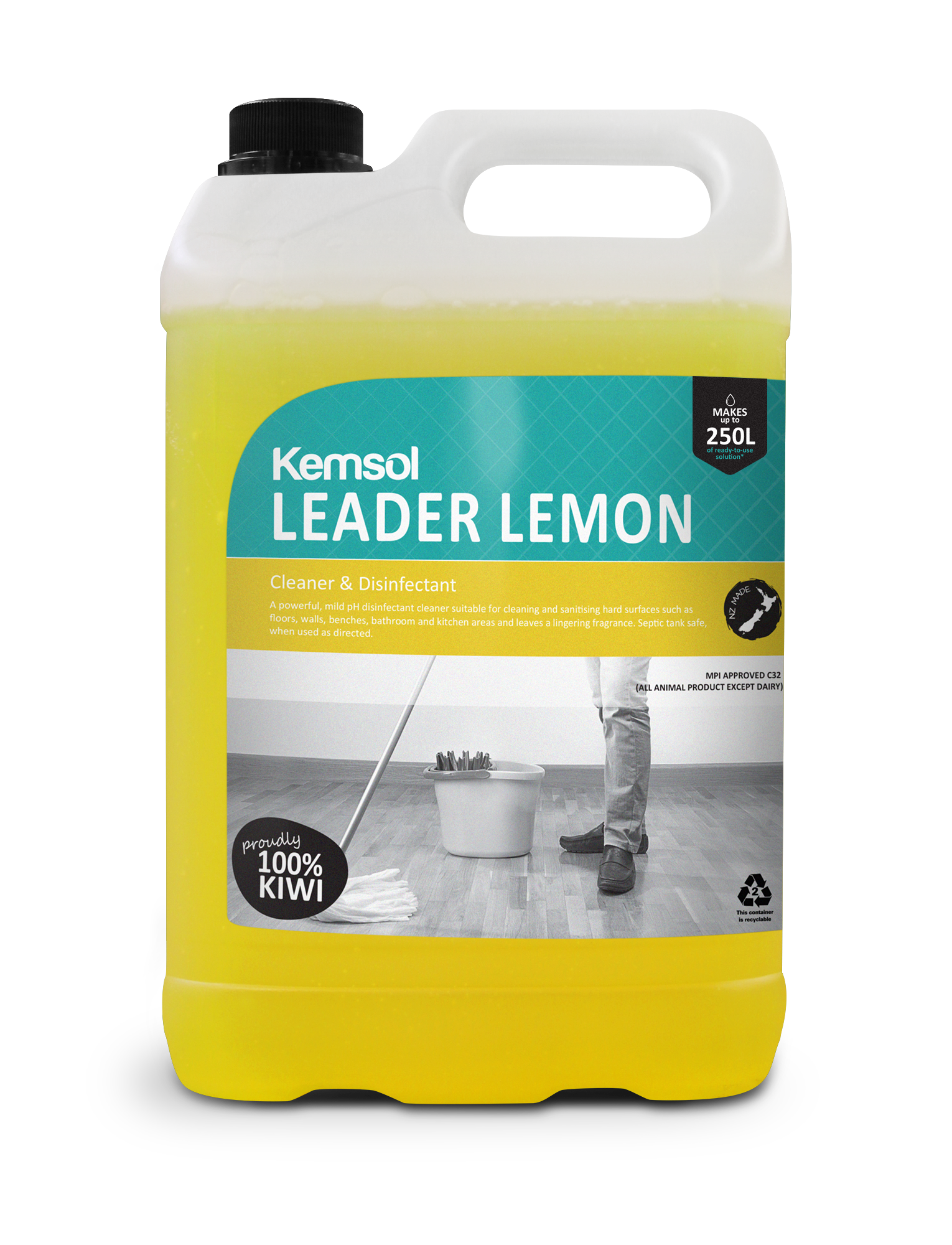 LEADER Cleaner Disinfectant Lemon 5L