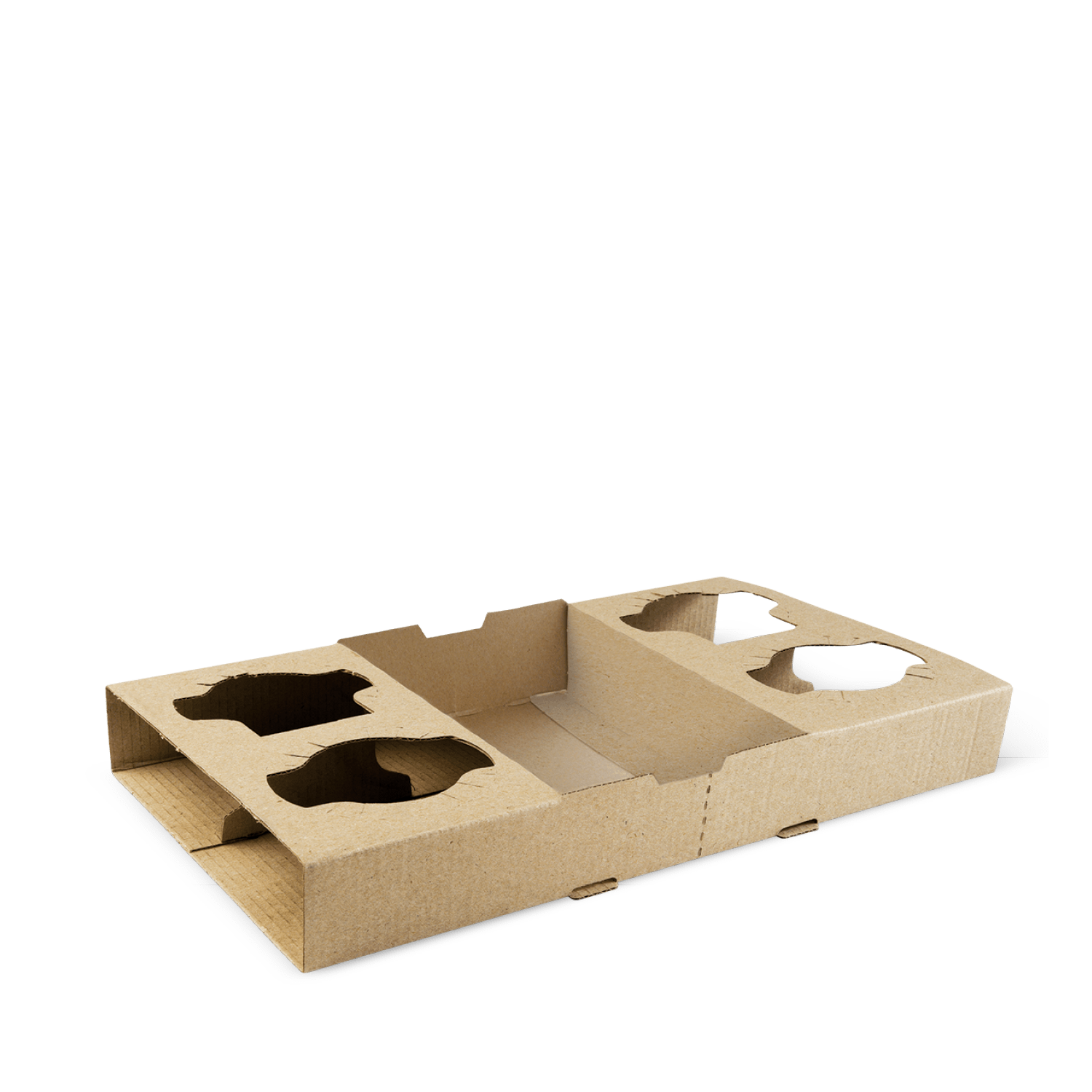 CUP HOLDER TRAY 4Cup Split Tray (det) x 100