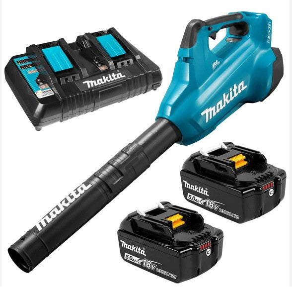 Makita LXT Brushless Blower 193Km/h 2x18v 5.0ah inc Charger