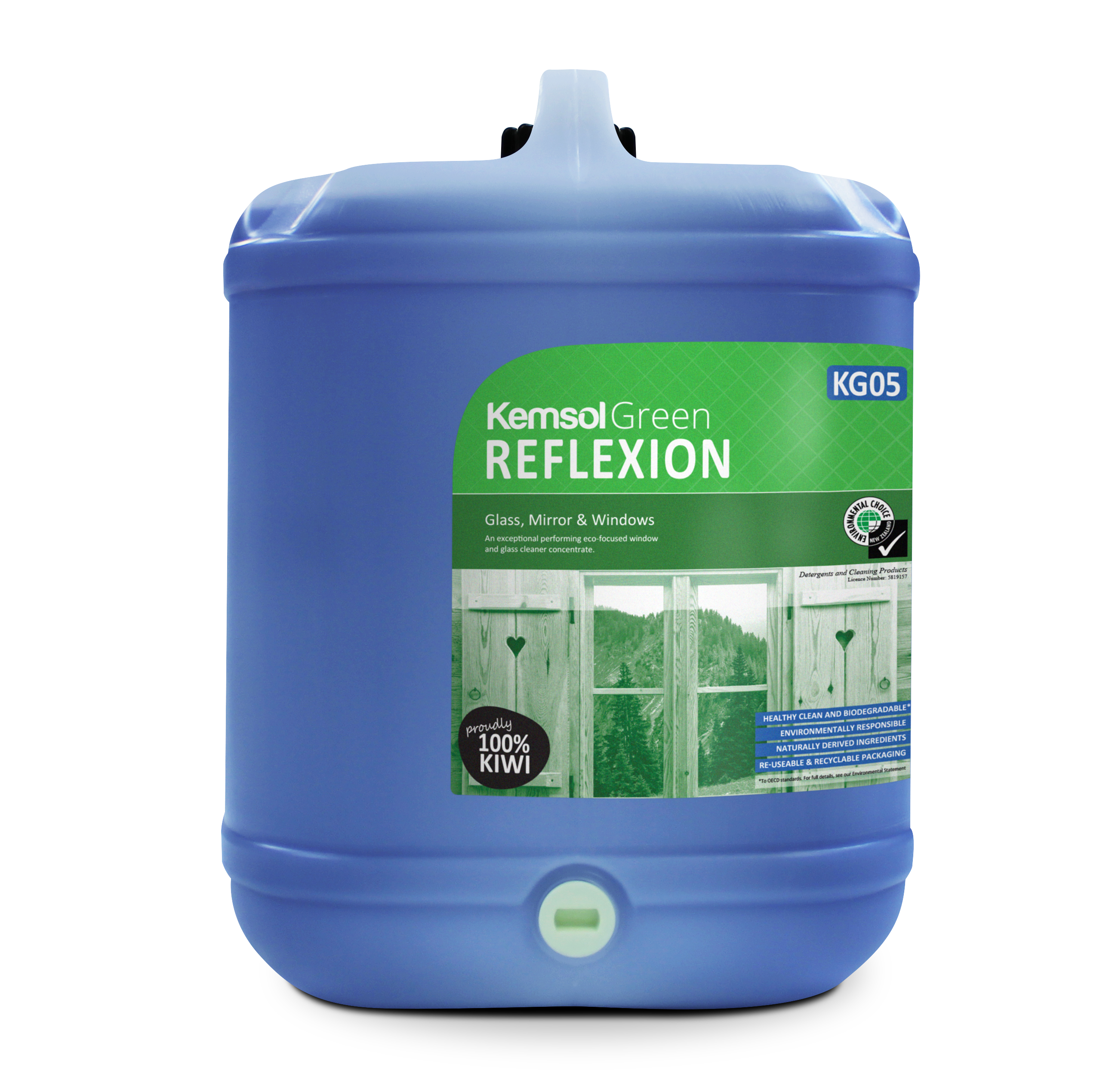Green REFLEXION Window and Glass Cleaner 20L