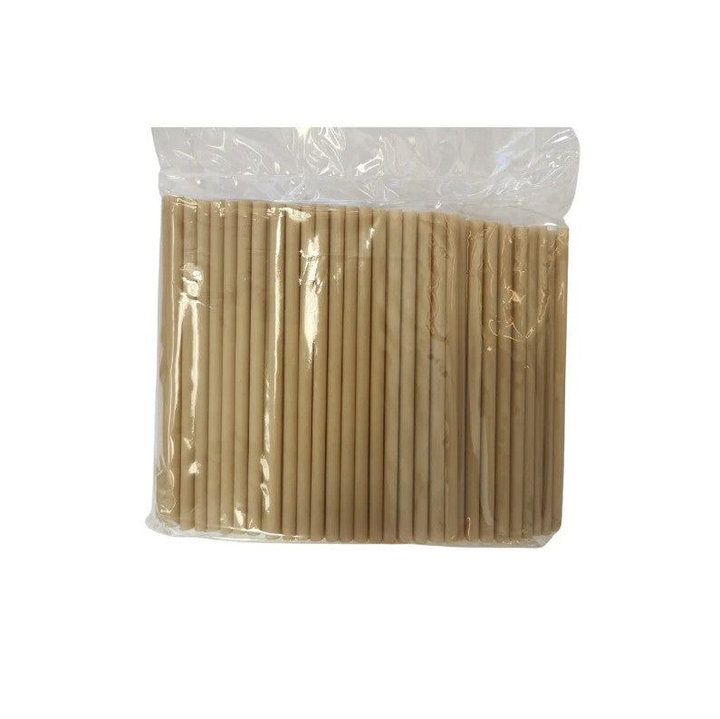 Straws - Sugarcane COCKTAIL 6x140 x 250/pkt