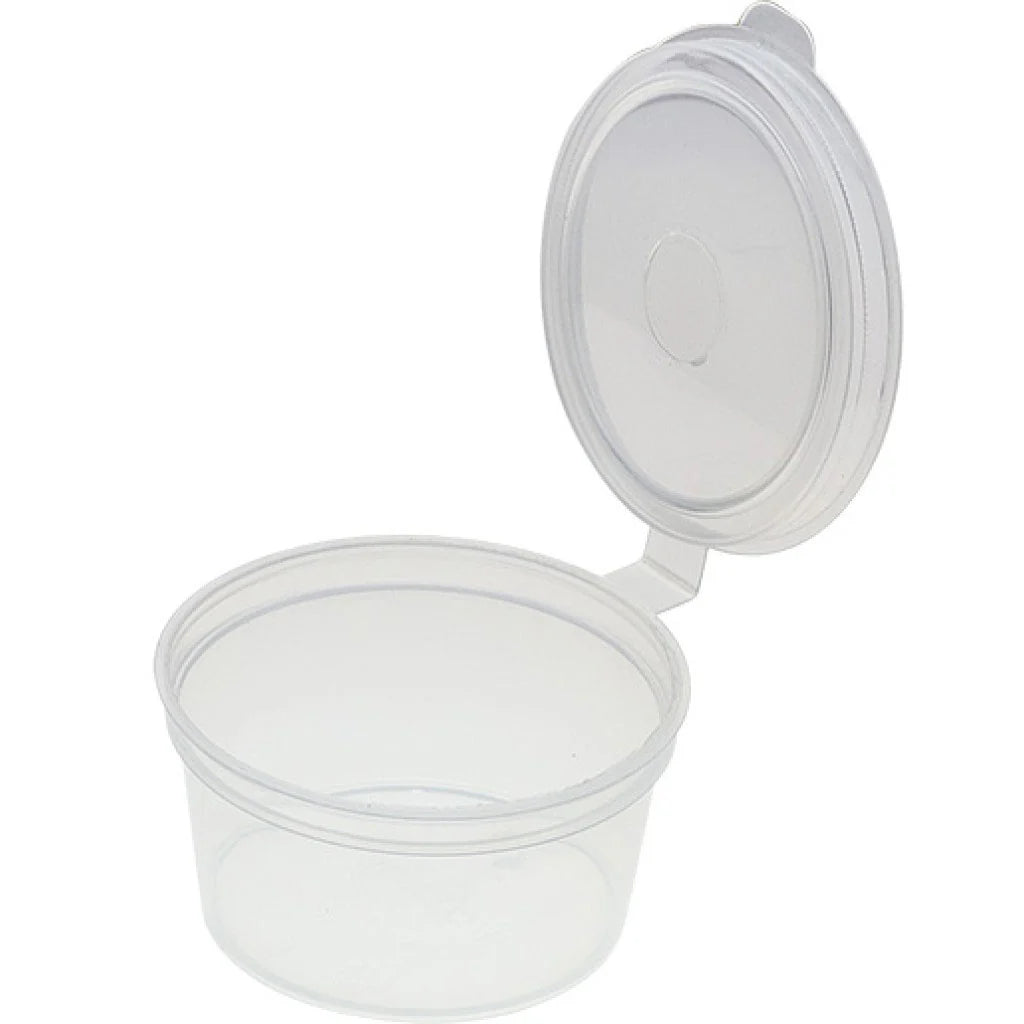 Portion Cup 100ml with Lid Attached TCC100 500/CTN