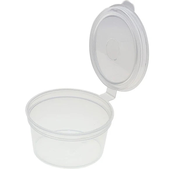 Portion Cup 50ml with Lid Attached TCC050 1000/CTN