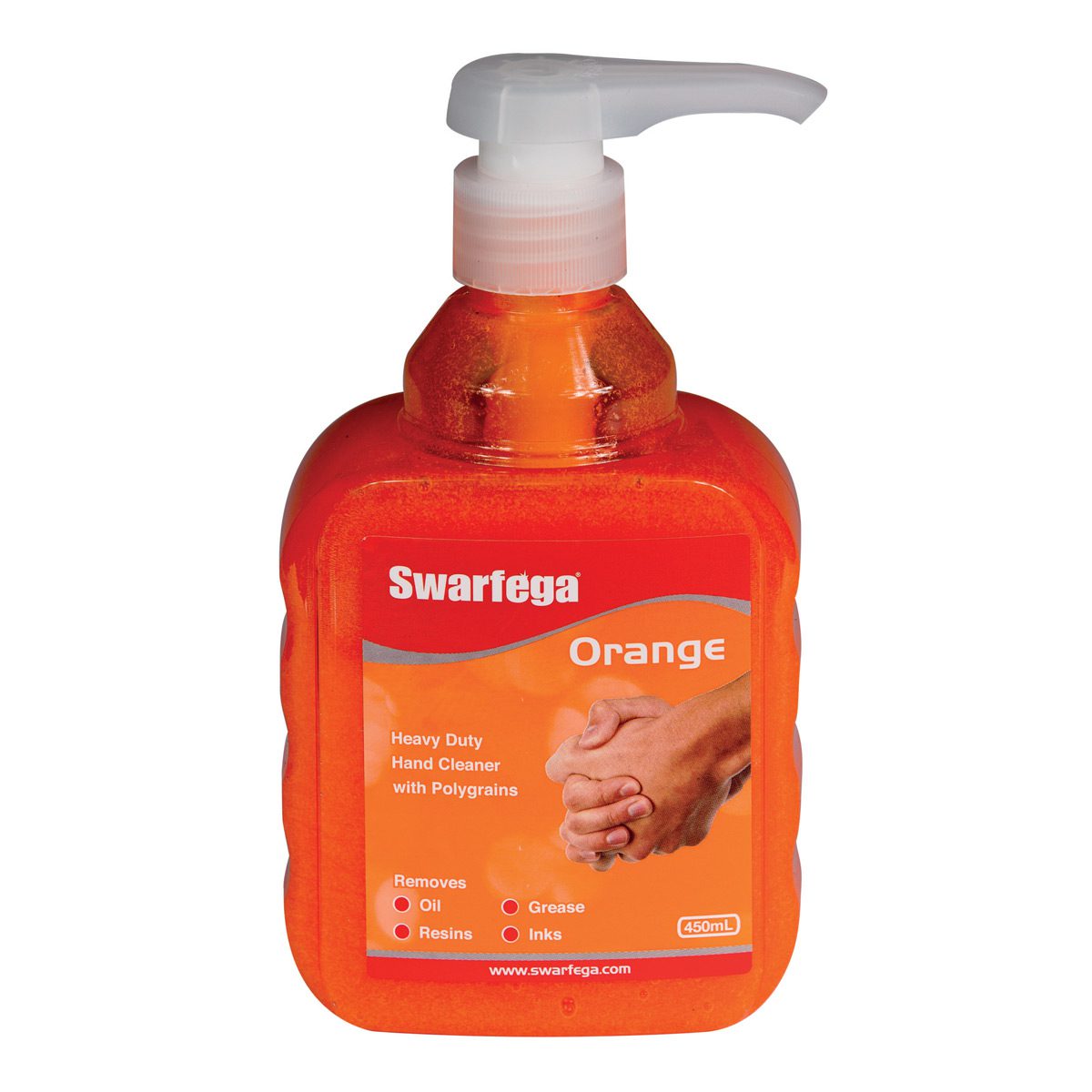 Soap Deb SWARFEGA ORANGE Pump Bottle 450ml