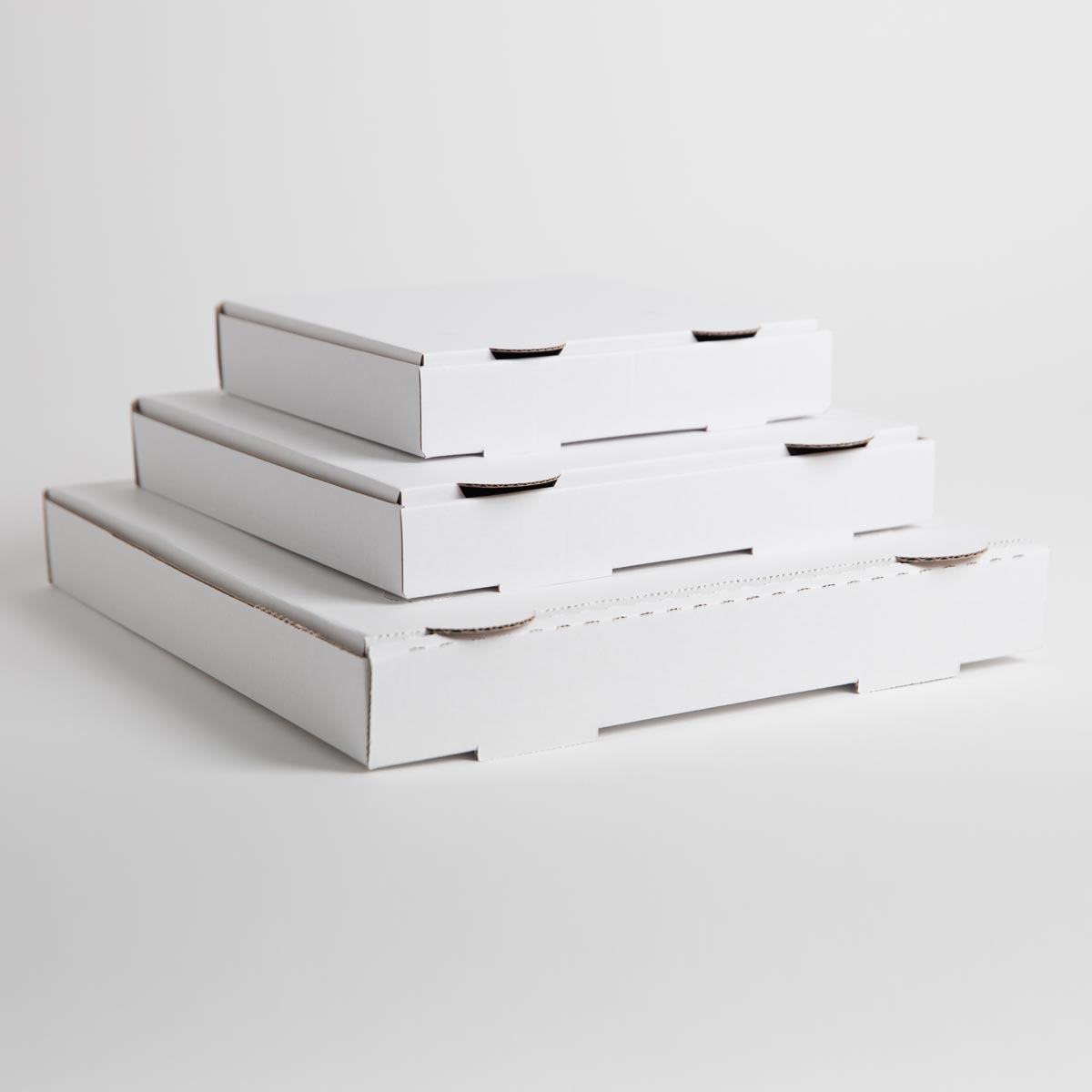 PIZZA BOXES 7" (PC) Corrugated WHITE x 100