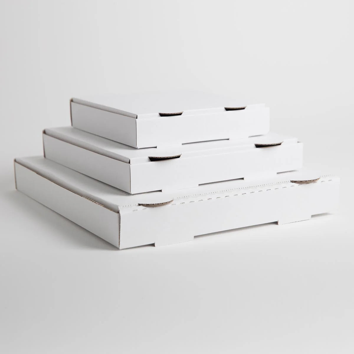 PIZZA BOXES 12" (PC) Corrugated WHITE x 100