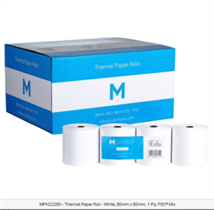 Eftpos THERMAL Rolls 80x80 MPH22280 x 24/ctn